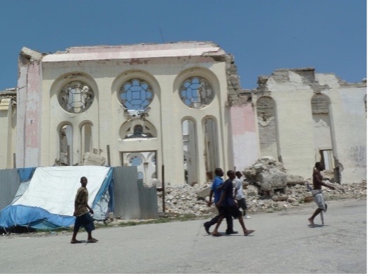 Ruine de la cathédrale de Port-au-Prince, 2010